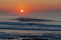 Dawn Sunrise Sea Ocean Waves