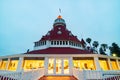 Dawn view of the Historical Hotel del Coronado Royalty Free Stock Photo