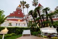Dawn view of the Historical Hotel del Coronado Royalty Free Stock Photo