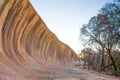 Dawn at Wave Rock Royalty Free Stock Photo