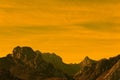 It dawns in the Picos de Europa Royalty Free Stock Photo