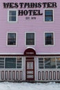 A very old hotel in Dawson City