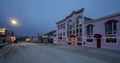 Early Morning View of the Westminster Hotel in Dawson City