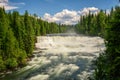 Dawson Falls on the Murtle River in Canada