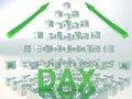 Dax Rising 3D Concept Royalty Free Stock Photo