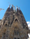 View of amazing unique Sagrada Familia, Barcelona,Spain