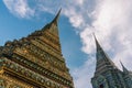 The day in bangkok, Thailand, Wat Po Temple Royalty Free Stock Photo