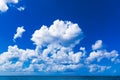 Day caribbean sea sky cloud Royalty Free Stock Photo