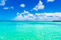 Day caribbean sea sky cloud Royalty Free Stock Photo