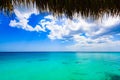 Day caribbean sea sky cloud Royalty Free Stock Photo