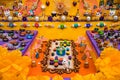 Day of the Dead altar made of miniatures Royalty Free Stock Photo