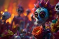 Day of the Dead Celebration with Paper Mache