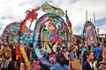 Day of the Dead Celebrations: Giant kites soar the sky in the Mayan highlands of Guatemala