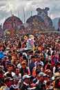 Day of the Dead Celebrations: Giant kites soar the sky in the Mayan highlands of Guatemala