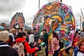 Day of the Dead Celebrations: Giant kites soar the sky in the Mayan highlands of Guatemala