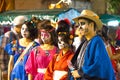 Day of the Dead Costumes Royalty Free Stock Photo