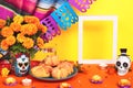 Day of the dead, Dia De Los Muertos Celebration Background Royalty Free Stock Photo