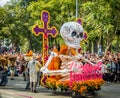 Day of the dead Dia de los Muertos parade in Mexico city - Mexico