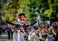 Day of the dead Dia de los Muertos parade in Mexico city - Mexico