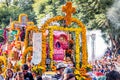 Day of the dead Dia de los Muertos parade in Mexico city - Mexico