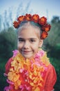 Day of the Dead and Halloween. Cute kids wearing in themed costumes for fun party Royalty Free Stock Photo