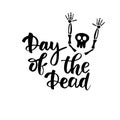 Day of the Dead lettering illustration