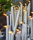 day of the dead, lots of candles burning