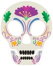 Day of the dead with Mexican calaca Royalty Free Stock Photo