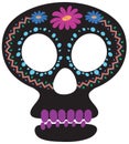 Day of the dead with Mexican calaca