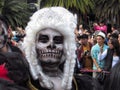 Mexico City, CDMX / Mexico - 29 10 2016: Day of the Dead Parade in Avenida Reforma with original characters from the James Bond `S