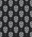 Day of the Dead Seamless Pattern