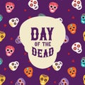 Day of the Dead Skulls, colorful skulls.