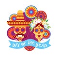 Day Of Dead Traditional Mexican Halloween Dia De Los Muertos Holiday Party