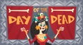 Day Of Dead Traditional Mexican Halloween Dia De Los Muertos Holiday Party Royalty Free Stock Photo