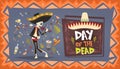 Day Of Dead Traditional Mexican Halloween Dia De Los Muertos Holiday Party Decoration Royalty Free Stock Photo