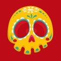 Day of the dead vector illustration set Royalty Free Stock Photo