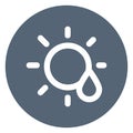 Day, dropbold outline vector icon which can easily modify or edit Royalty Free Stock Photo