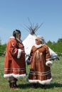 Day of the first fish - ancient national ritual celebration aborigine of Kamchatka Peninsula