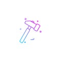 Day hammer labor labour icon vector design