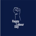 Happy Labour Day Vector Template Design Illustration