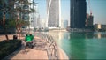 Day life 4k time lapse from dubai city