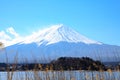 Day light with Fujiyama Royalty Free Stock Photo
