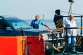 People transported on ferry Russia