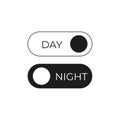 Day, night, sun, moon icons. Vector stock illustration isolated on white background. Contour symbol. EPS10 Royalty Free Stock Photo