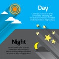 Day and night Royalty Free Stock Photo