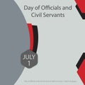 Day of officials and civil servants Royalty Free Stock Photo