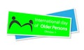 Day of Older Person banner sticker