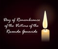 Day of remembrance of the victims of the Rwanda Genocide