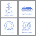 Day of the Seafarer cards set.