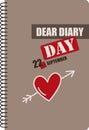 Dear Diary Day Royalty Free Stock Photo